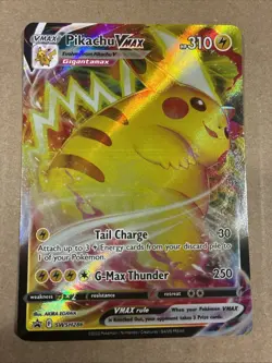 🥇Pikachu VMAX SWSH286 SWSH: Sword & Shield Promo Cards Holo Pokemon Card - Image 5