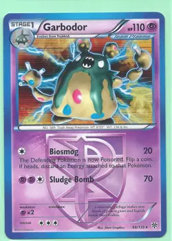2012 GARBODOR 66/135 PLASMA STORM Pokemon Card -RARE - HOLO NM/M - Image 1