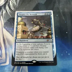 Mtg Foil Thopter Pie Network Holiday Promo Card - Image 1