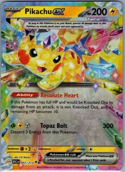 Pikachu ex 057/217 ME: Ascended Heroes - Pokemon Card - NM - Image 1