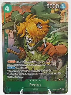 Pedro (Alt Art) OP08-030 English Two Legends - One Piece Card - NM - Image 1
