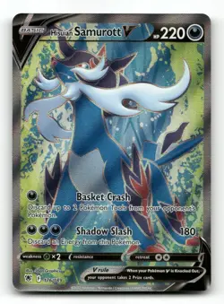 Hisuian Samurott V 176/189 - Astral Radiance - Pokemon Card NM/M - Image 1