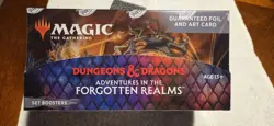 Set Booster Box 30 Ct Adventures in The Forgotten Realms AFR MTG 7/23 630509982875 - Image 1