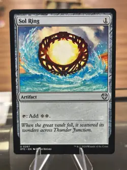 Sol Ring | Outlaws of Thunder Junction OTC | 0267 NM Magic MTG Free Shipping! - Image 1