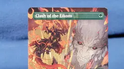 Clash of the Eikons (Borderless) #341 NM U NonFoil MTG FF - Image 2