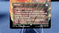 Clash of the Eikons (Borderless) #341 NM U NonFoil MTG FF - Image 3
