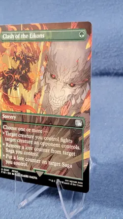 Clash of the Eikons (Borderless) #341 NM U NonFoil MTG FF - Image 4
