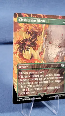 Clash of the Eikons (Borderless) #341 NM U NonFoil MTG FF - Image 5