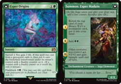 MTG Esper Origins // Summon: Esper Maduin - Foil, Final Fantasy, Lightly Played, - Image 1
