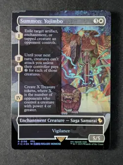 2025 MTG SUMMON: YOJIMBO #0196 Final Fantasy Rare Foil Commander - Image 1