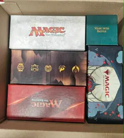 Large MTG card lot, 99+% common/ uncommon and lots of land cards mixed cards - Image 1