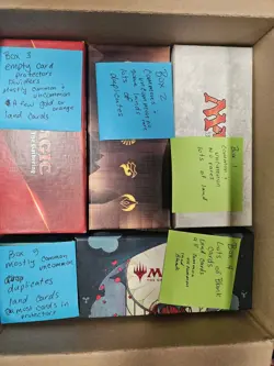 Large MTG card lot, 99+% common/ uncommon and lots of land cards mixed cards - Image 2
