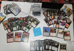 Large MTG card lot, 99+% common/ uncommon and lots of land cards mixed cards - Image 5