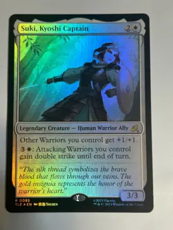 Suki Kyoshi Captain #85 (Foil NM) TLE Magic MTG RARE - Image 1