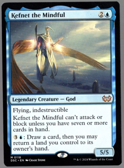 Kefnet the Mindful 0118 Non Foil Mythic Duskmourn MTG Near Mint - Image 1