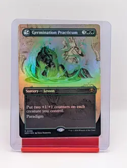Germination Practicum [Borderless Foil] #296 Magic Secrets of Strixhaven - Image 1