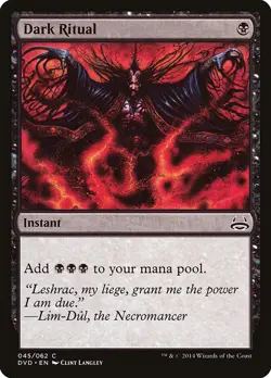 MTG Dark Ritual ** Duel Decks Anthology: Divine vs. Demonic ** English - Image 1