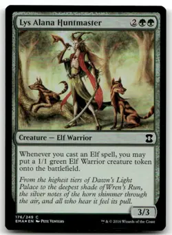 Lys Alana Huntmaster #176 (Foil) (LP) Eternal Masters EMA Magic MTG - Image 1