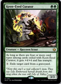 Keen-Eyed Curator 181 Magic: The Gathering Near Mint - Image 1