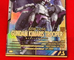 Gundam ARSENAL BASE Card GUNDAM KIMARIS TROOPER BANDAI JAPAN LX02-055(P) - Image 4