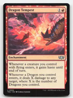 Dragon Tempest 94 Commander: Tarkir: Dragonstorm Magic: The Gathering NM - Image 1