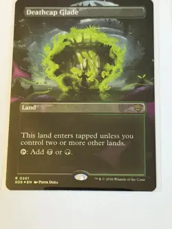 Deathcap Glade Borderless Secrets of Strixhaven Foil 301 - Image 1