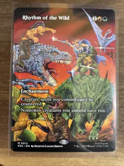 Rhythm of the Wild (Borderless) - 0012 - Regular- PZA - TMNT - NM - - Image 1