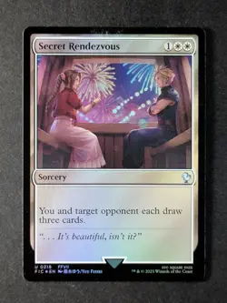 2025 MTG SECRET RENDEZVOUS #0218 Final Fantasy Uncommon Foil Commander - Image 1