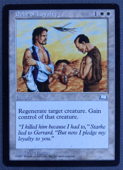 Debt of Loyalty | Weatherlight NM | MTG Instant Old Border - Image 1