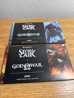 Secret Lair PlayStation Lot: God of War: Norse & Greek (Traditional Foil) - Image 1