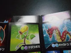Pokemon Card Coris Promo Non Holo Sticker x2 Charizard Gyarados etc #3999 - Image 3