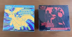 *NEW* Pokemon Ascended Heroes & Destined Rivals ETB Factory Sealed 2 Box Lot - Image 1