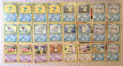 VINTAGE Pokemon 44 Card Lot - Neo Genesis Common/Uncommon/Rare Pokemon - Image 2
