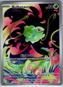 Bulbasaur - 133/132 ME01: Mega Evolution - Pokemon Card - NM - Image 1