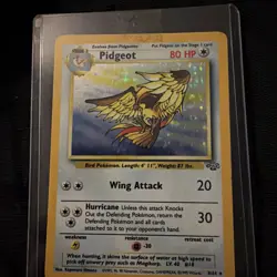 1999 Pokemon Jungle Unlimited 8/64 Pidgeot Holographic Rare Pokemon Vintage - Image 4