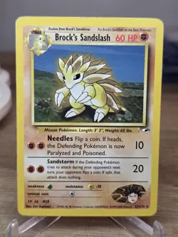 Brock's Sandslash 23/132 Gym Heroes Rare Pokemon Card - Image 3
