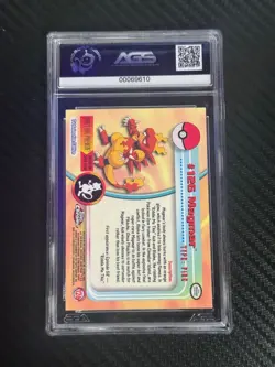 2000 Pokemon TOPPS CHROME Magmar AGS 8.5 #126 Card - Image 2