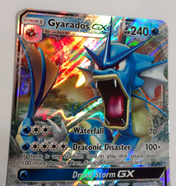 Pokemon TCG Gyarados GX 18/111 SM - Crimson Invasion Ultra Rare NM - see photos! - Image 2