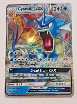 Pokemon TCG Gyarados GX 18/111 SM - Crimson Invasion Ultra Rare NM - see photos! - Image 5