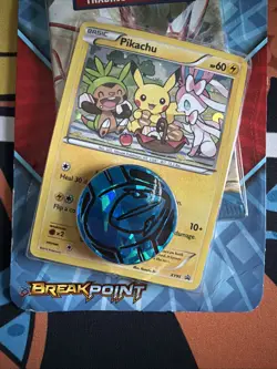 Factory Sealed Pokemon XY Breakpoint 2016 Pikachu XY95 Promo Blister Hanger - Image 3