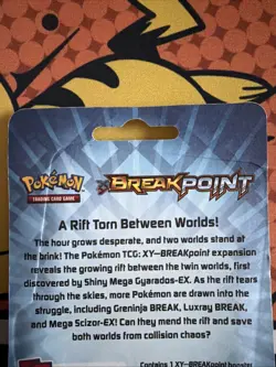 Factory Sealed Pokemon XY Breakpoint 2016 Pikachu XY95 Promo Blister Hanger - Image 5