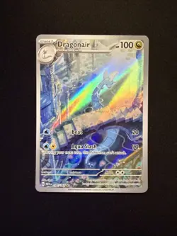 Pokemon TCG Dragonair Scarlet & Violet 151 Illustration Rare Holo Card 181/165 - Image 1