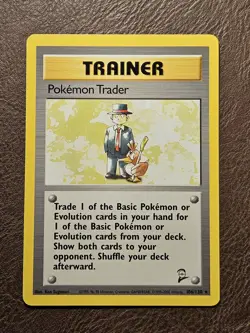 Pokemon Trader 106/130 Base Set 2 Regular - Image 1