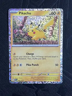 Pokemon TCG Pikachu 002/015 McDonald's 2024 Promo Holo (English) - NM - Image 2