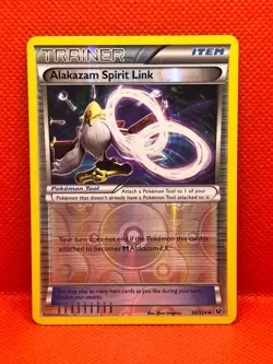 Pokemon Tcg Alakazam Spirit Link 90/124 Fates Collide Reverse Holo - Image 1