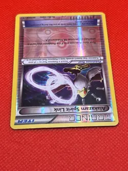 Pokemon Tcg Alakazam Spirit Link 90/124 Fates Collide Reverse Holo - Image 3