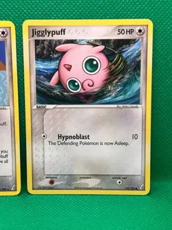 Pokemon Tcg Igglybuff 21/100 & Jigglypuff 53/100 EX Crystal Guardians Non Holo - Image 3