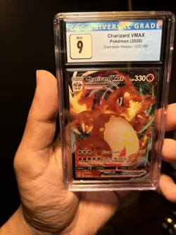 POKEMON 2020 DARKNESS ABLAZE CHARIZARD VMAX FULL ART 020 PSA 9 - Image 1