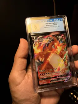POKEMON 2020 DARKNESS ABLAZE CHARIZARD VMAX FULL ART 020 PSA 9 - Image 2