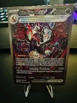 Pokemon TCG Charizard ex 234/091 SV: Paldean Fates, SIR, NM - Image 1